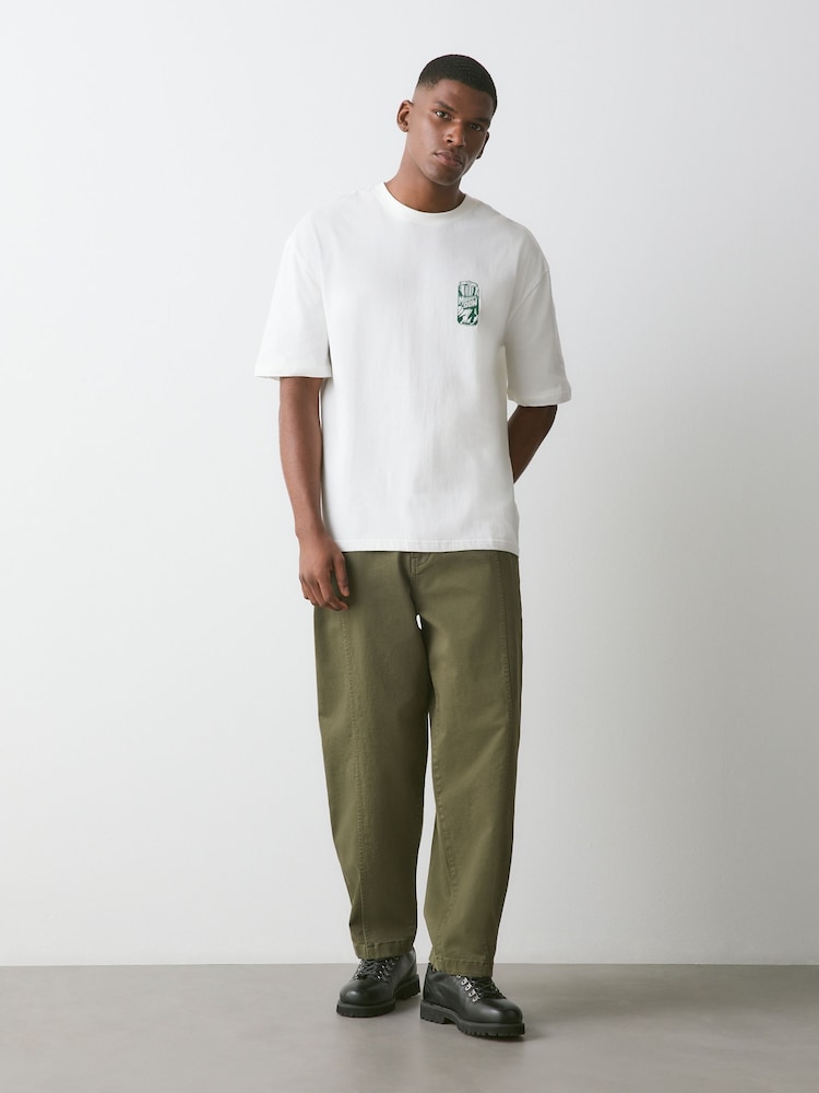 Ecru Mountain Dew Graphic Print T-Shirt - Image 2 of 9 Ecru Mountain Dew Graphic Print T-Shirt - Image 2 of 9