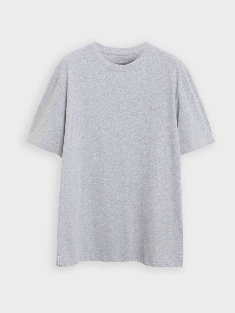 Threadbare White Cotton Crew Neck T-Shirts 5 Pack - Image 2 of 6 Threadbare White Cotton Crew Neck T-Shirts 5 Pack - Image 2 of 6