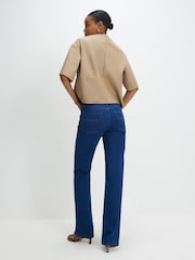 River Island Blue High Rise Stretch Straight Leg Jeans - Image 2 of 4