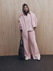 self. Pink Half Zip Sweatshirt - Image 2 of 10