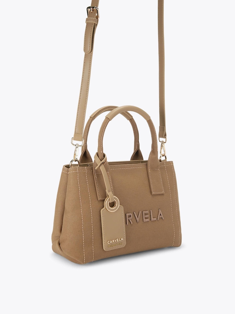 Carvela Brown Lidia Micro Tote Bag - Image 2 of 4