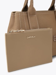 Carvela Brown Lidia Micro Tote Bag - Image 4 of 4