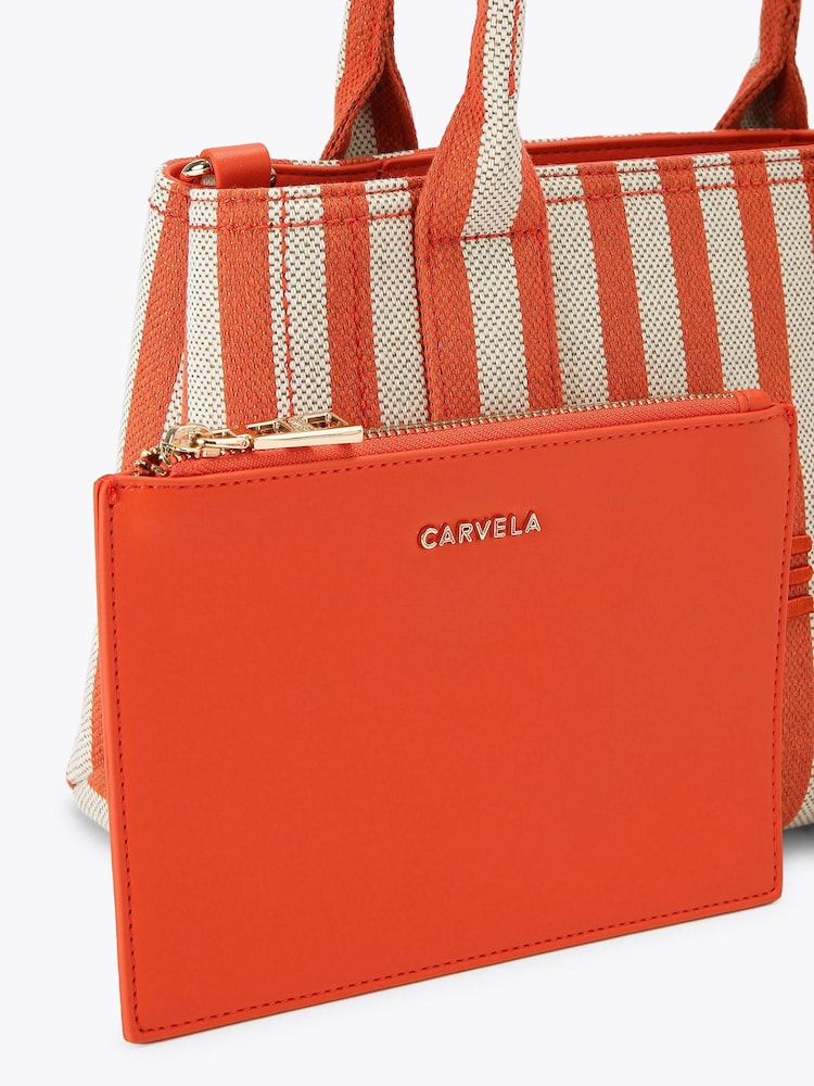 Carvela Orange Lidia Micro Tote Bag - Image 4 of 4