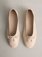 White N.Premium Leather Ballerinas - Image 1 of 6