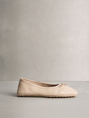 White N.Premium Leather Ballerinas - Image 3 of 6