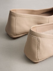 White N.Premium Leather Ballerinas - Image 4 of 6