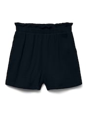 Sort - VERO MODA Teksturerede Pull On Shorts i Bomuldsblanding - Billede 4 af 4