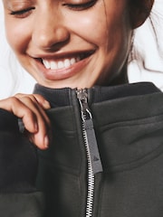 Көмір сұрғылт - Active Double Layer Hoodie - 8суретінің 4 суреті