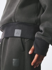 Көмір сұрғылт - Active Double Layer Hoodie - 8суретінің 5 суреті