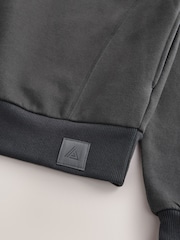 Көмір сұрғылт - Active Double Layer Hoodie - 8суретінің 7 суреті