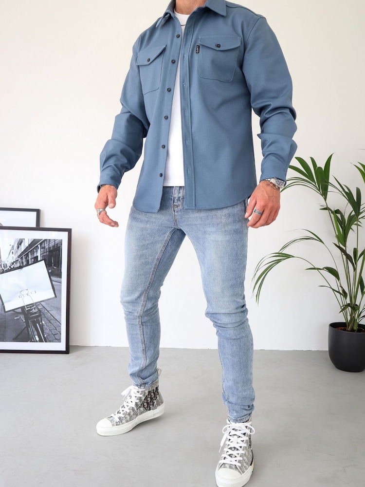 CAPO Blue Capo Over Jacket - Image 1 of 6