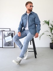 CAPO Blue Capo Over Jacket - Image 2 of 6