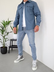 CAPO Blue Capo Over Jacket - Image 4 of 6