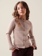 Καφετί - Angel & Rocket Nellie Rib Long Sleeve Top - Εικόνα 1 από 4