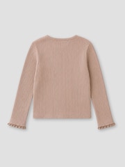Καφετί - Angel & Rocket Nellie Rib Long Sleeve Top - Εικόνα 4 από 4