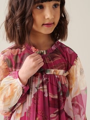 Angel & Rocket Pink Isadora Mesh Dress - Image 4 of 6