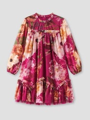 Angel & Rocket Pink Isadora Mesh Dress - Image 5 of 6