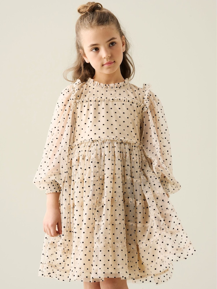 Angel & Rocket Anya Embroidered Mesh Dress - 画像 1 / 4 Angel & Rocket Anya Embroidered Mesh Dress - 画像 1 / 4