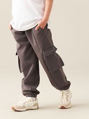 Angel & Rocket Grey Frank Mix Panelled Cuffed Joggers - Image 1 of 6