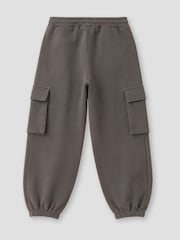 Angel & Rocket Grey Frank Mix Panelled Cuffed Joggers - Image 6 of 6