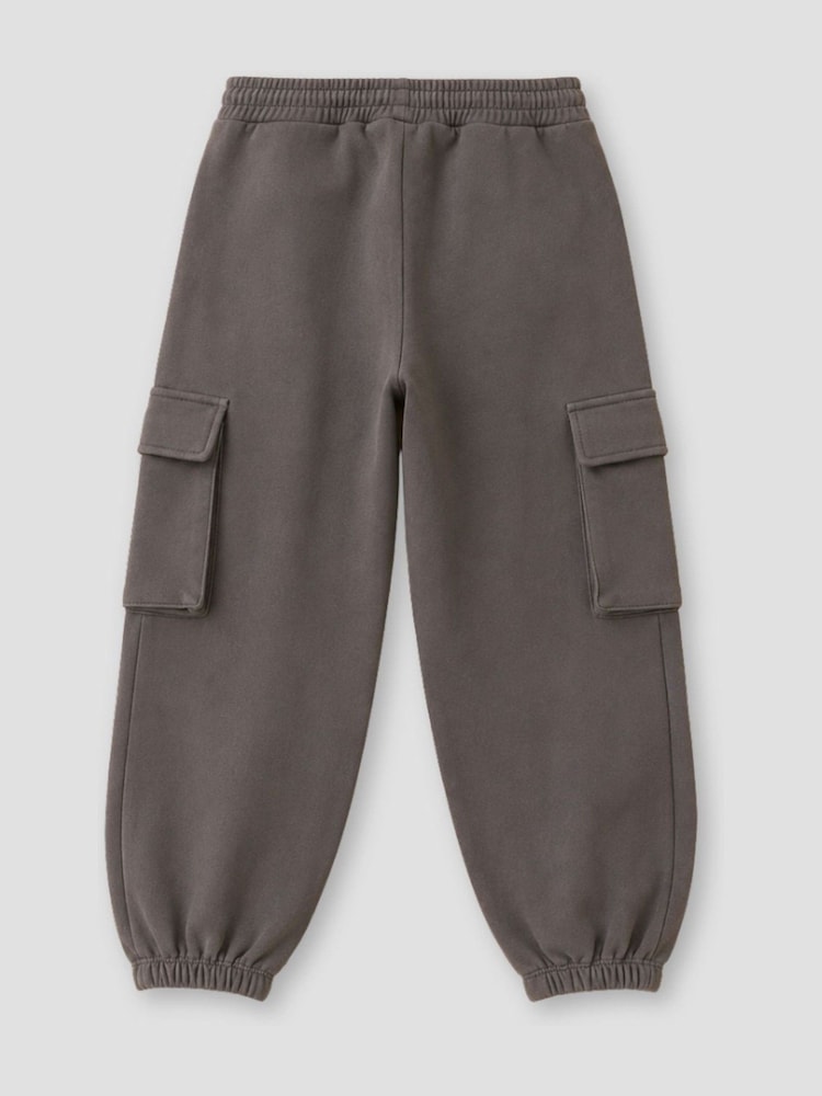Angel & Rocket Grey Frank Mix Panelled Cuffed Joggers - Image 6 of 6