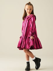 Angel & Rocket Pink Frankie Stripe Double Collar Dress - Image 3 of 6