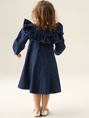 Angel & Rocket Blue Paige Denim Collar Dress - Image 2 of 4