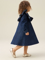 Angel & Rocket Blue Paige Denim Collar Dress - Image 3 of 4