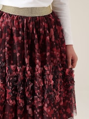 Angel & Rocket Red Isabelle Mesh Print Skirt - Image 3 of 6