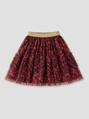Angel & Rocket Red Isabelle Mesh Print Skirt - Image 5 of 6
