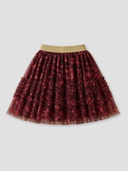 Angel & Rocket Red Isabelle Mesh Print Skirt - Image 6 of 6