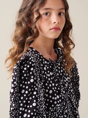 فستان جوديه مكشكش Saskia من Angel & Rocket - Image 4 of 6