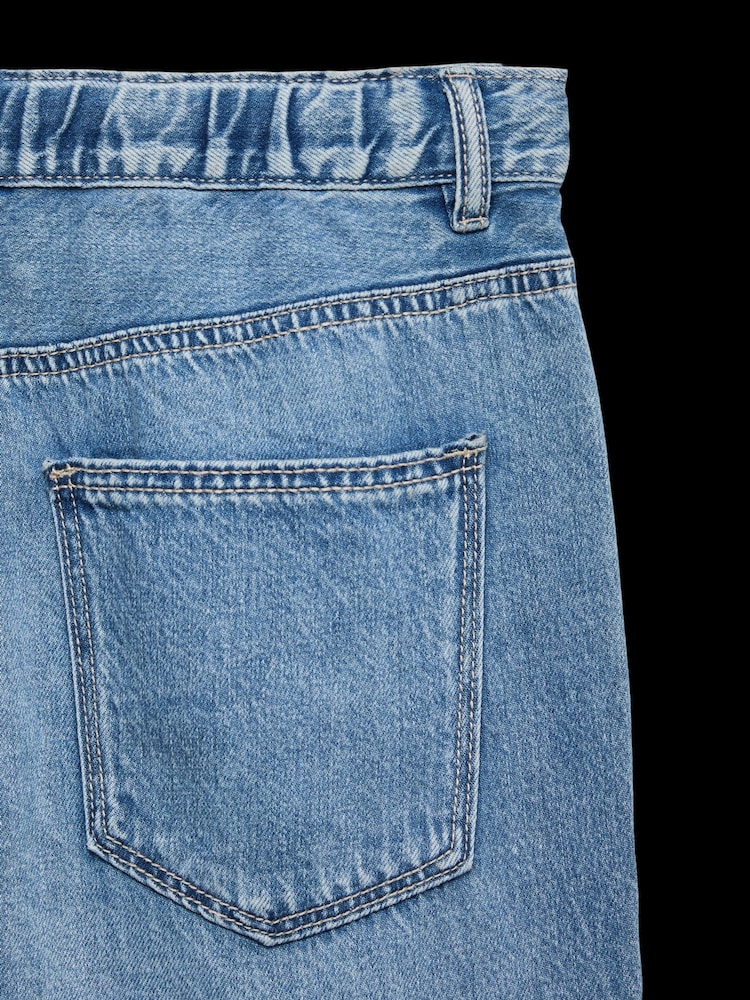 VERO MODA Blue Mid Rise Denim Bermuda Shorts - Image 5 of 5 VERO MODA Blue Mid Rise Denim Bermuda Shorts - Image 5 of 5