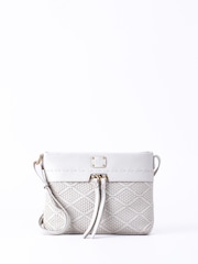Lakeland Leather White Wasdale Cross Body Bag - Image 1 of 6