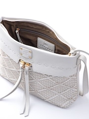 Lakeland Leather White Wasdale Cross Body Bag - Image 4 of 6