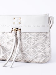 Lakeland Leather White Wasdale Cross Body Bag - Image 5 of 6