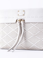 Lakeland Leather White Wasdale Cross Body Bag - Image 6 of 6