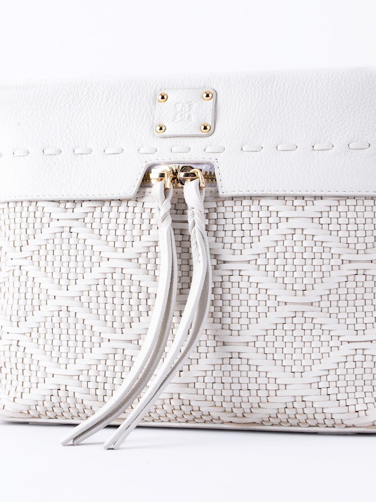 Lakeland Leather White Wasdale Cross Body Bag - Image 6 of 6 Lakeland Leather White Wasdale Cross Body Bag - Image 6 of 6