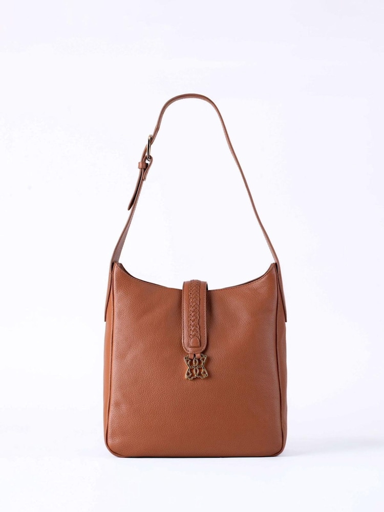 Lakeland Leather Brown Dalston Hobo Bag - Image 2 of 7