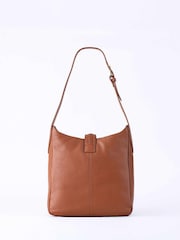 Lakeland Leather Brown Dalston Hobo Bag - Image 3 of 7