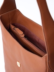 Lakeland Leather Brown Dalston Hobo Bag - Image 4 of 7