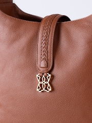 Lakeland Leather Brown Dalston Hobo Bag - Image 6 of 7