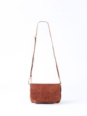 Lakeland Leather Brown Patterdale Cross-Body Bag - Image 3 of 7