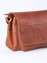 Lakeland Leather Brown Patterdale Cross-Body Bag - Image 4 of 7