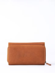 Coñac - Lakeland Leather Hartsop Flapover Purse - Imagen 2 de 6