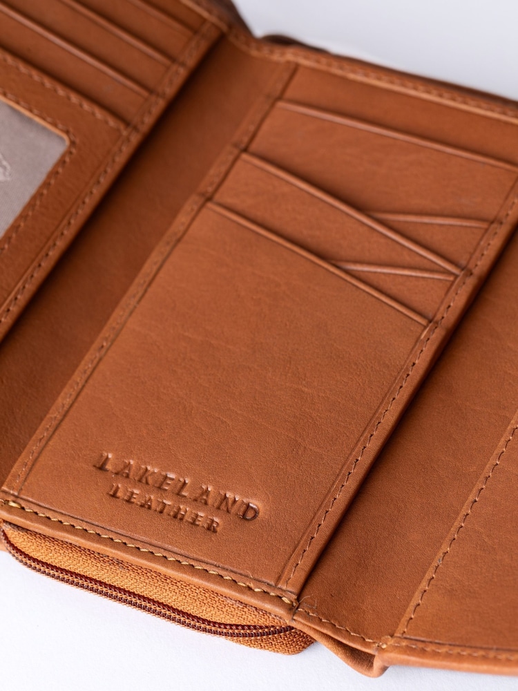 Coñac - Lakeland Leather Hartsop Flapover Purse - Imagen 6 de 6