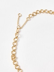 Oliver Bonas Red Fruit, Croissant & Charm Faux Pearl Necklace - Image 4 of 5