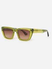 Oliver Bonas Angled Square Acetate Sunglasses - Bild 2 von 5