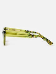 Oliver Bonas Angled Square Acetate Sunglasses - Bild 3 von 5