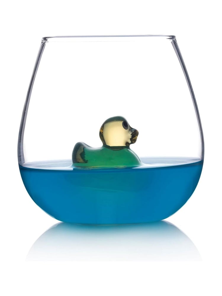 Jeray Set of 2 Clear Duck In A Glass 500ml - Image 2 of 4